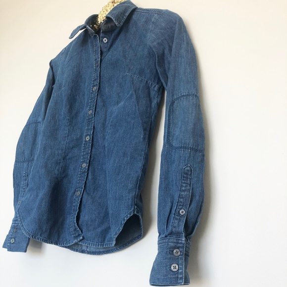 RACHEL Rachel Roy Denim Boyfriend Shirt - Picture 6 of 8
